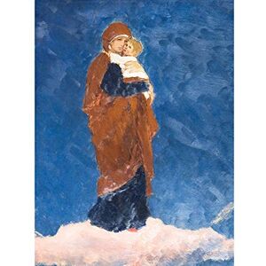 Fine Art Prints Vasnetsov Virgin Mary Christ Child Painting Large Wall Art Poster Print Thick Paper 18X24 Inch Fine Art Prints Vasnetsov Virgin Mary Christ Child Painting Large Wall Art Poster Print Thick Paper 18X24 Inch