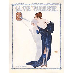 Artery8 La Vie Parisienne Down Masks Feather Magazine Cover Large Wall Art Poster Print Thick Paper 18X24 Inch Artery8 La Vie Parisienne Down Masks Feather Magazine Cover Large Wall Art Poster Print Thick Paper 18X24 Inch