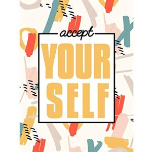 Wee Blue Coo Funky Affirmation Accept Yourself Art Print Canvas Premium Wall Decor Poster Wee Blue Coo Funky Affirmation Accept Yourself Art Print Canvas Premium Wall Decor Poster