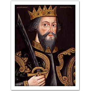Fine Art Prints King William I Conqueror England Royal Historic Painting Large Framed Art Print Poster Wall Decor 18x24 in Fine Art Prints King William I Conqueror England Royal Historic Painting Large Framed Art Print Poster Wall Decor 18x24 in
