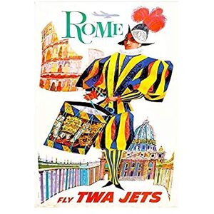 Wee Blue Coo TRAVEL TOURISM ROME AIRLINE SWISS GUARD COLISEUM ITALY FRAMED ART PRINT B12X7981 Wee Blue Coo TRAVEL TOURISM ROME AIRLINE SWISS GUARD COLISEUM ITALY FRAMED ART PRINT B12X7981