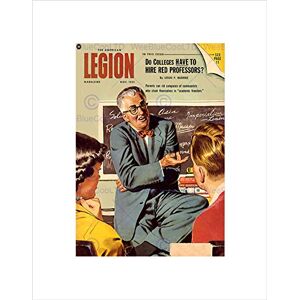 Wee Blue Coo Magazine Cover 1951 American Legion Communist Professors Wall Art Print Wee Blue Coo Magazine Cover 1951 American Legion Communist Professors Wall Art Print