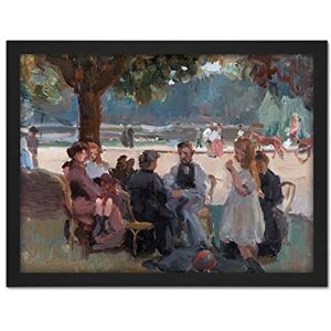 Artery8 Isaac Israels In The Bois De Boulogne Near Paris Artwork Framed Wall Art Print 18X24 Inch Artery8 Isaac Israels In The Bois De Boulogne Near Paris Artwork Framed Wall Art Print 18X24 Inch