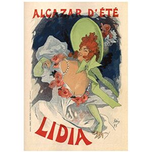 Wee Blue Coo Theatre Ad Cheret Cafe Concert Alcazar Lidia Paris Wall Art Print Wee Blue Coo Theatre Ad Cheret Cafe Concert Alcazar Lidia Paris Wall Art Print