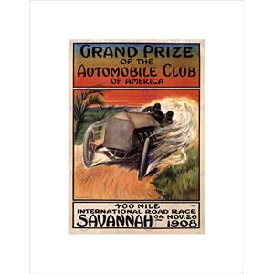 Wee Blue Coo SPORT MOTOR RACING GRAND PRIZE AUTOMOBILE CLUB AMERICA FRAME ART PRINT B12X2889 Wee Blue Coo SPORT MOTOR RACING GRAND PRIZE AUTOMOBILE CLUB AMERICA FRAME ART PRINT B12X2889