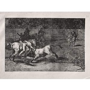 Fine Art Prints Goya Y Lucientes Kills The Bull From Horseback Large Wall Art Print Canvas Premium Poster Mural Fine Art Prints Goya Y Lucientes Kills The Bull From Horseback Large Wall Art Print Canvas Premium Poster Mural