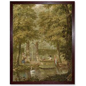 Artery8 Andriessen Dutch Landscape River Boat Painting Art Print Framed Poster Wall Decor 12x16 inch Artery8 Andriessen Dutch Landscape River Boat Painting Art Print Framed Poster Wall Decor 12x16 inch