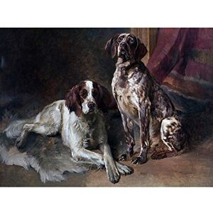 Fine Art Prints Uchermann Two Dogs Painting Large Print Poster Wall Art Decor Picture Fine Art Prints Uchermann Two Dogs Painting Large Print Poster Wall Art Decor Picture