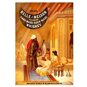 Wee Blue Coo Ad Drink Alcohol Sour Mash Whiskey Turkish Bath USA Wall Art Print Wee Blue Coo Ad Drink Alcohol Sour Mash Whiskey Turkish Bath USA Wall Art Print