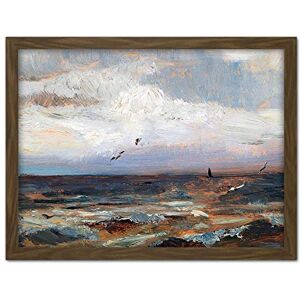 Artery8 Florian On The North Sea Waves Seascape Painting Artwork Framed Wall Art Print 18X24 Inch Artery8 Florian On The North Sea Waves Seascape Painting Artwork Framed Wall Art Print 18X24 Inch