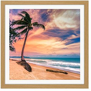Artery8 Najm Phuket Thailand Tropical Palm Tree Beach Photo Square Wooden Framed Wall Art Print Picture 16X16 Inch Artery8 Najm Phuket Thailand Tropical Palm Tree Beach Photo Square Wooden Framed Wall Art Print Picture 16X16 Inch