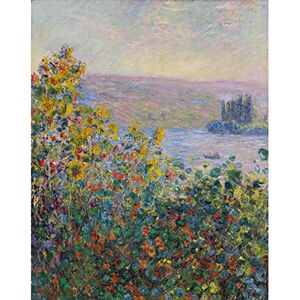 Fine Art Prints Claude Monet Flower Beds At Vetheuil Large Wall Art Print Canvas Premium Poster Mural Fine Art Prints Claude Monet Flower Beds At Vetheuil Large Wall Art Print Canvas Premium Poster Mural