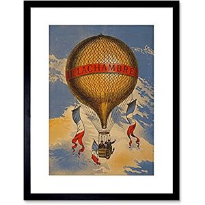 Wee Blue Coo Henri Lachambre Hot Air Balloon Vintage France Wall Art Print Wee Blue Coo Henri Lachambre Hot Air Balloon Vintage France Wall Art Print