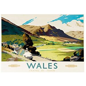 Wee Blue Coo Travel Wales UK Landscape Valley Mountain Village River Wall Art Print Wee Blue Coo Travel Wales UK Landscape Valley Mountain Village River Wall Art Print