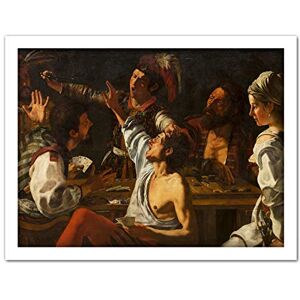 Fine Art Prints Rombouts Backgammon Players Fighting Painting Artwork Framed Wall Art Print 18X24 Inch Fine Art Prints Rombouts Backgammon Players Fighting Painting Artwork Framed Wall Art Print 18X24 Inch