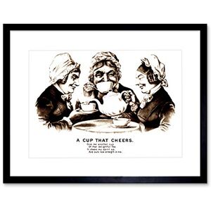 Wee Blue Coo Advert Vintage Food Drink Tea Cup Cheers Picture Framed Wall Art Print Wee Blue Coo Advert Vintage Food Drink Tea Cup Cheers Picture Framed Wall Art Print