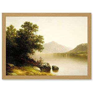 Artery8 Casilear Lake George New York Landscape Painting Artwork Framed Wall Art Print A4 Artery8 Casilear Lake George New York Landscape Painting Artwork Framed Wall Art Print A4