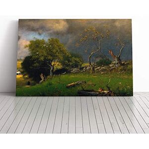 Big Box Art Canvas Print Wall Art George Innes Landscape (2) Mounted and Stretched Box Frame Picture Home Decor for Kitchen, Living, Dining Room, Bedroom, Hallway, Multi-Colour, 20x14 Inch Big Box Art Canvas Print Wall Art George Innes Landscape (2) Mounted and Stretched Box Frame Picture Home Decor for Kitchen, Living, Dining Room, Bedroom, Hallway, Multi-Colour, 20x14 Inch