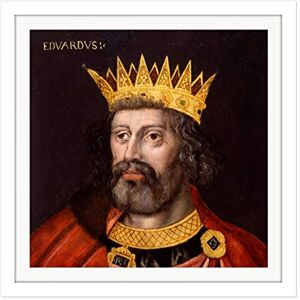 Fine Art Prints Anonymous Portrait King Edward II England Painting Square Wooden Framed Wall Art Print Picture 16X16 Inch Fine Art Prints Anonymous Portrait King Edward II England Painting Square Wooden Framed Wall Art Print Picture 16X16 Inch