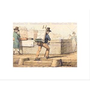 Wee Blue Coo Horace Vernet French Artist Carrying Easel Lithographic Stone Art Wall Art Print Wee Blue Coo Horace Vernet French Artist Carrying Easel Lithographic Stone Art Wall Art Print
