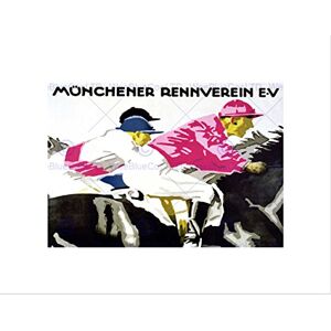 Wee Blue Coo Ad Sport Horse Racing Munich Club Jockey Horse Race Wall Art Print Wee Blue Coo Ad Sport Horse Racing Munich Club Jockey Horse Race Wall Art Print