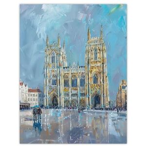 Artery8 Cathedral Church St Peter York Minster Painting Living Room Large Wall Art Poster Print Thick Paper 18X24 Inch Artery8 Cathedral Church St Peter York Minster Painting Living Room Large Wall Art Poster Print Thick Paper 18X24 Inch