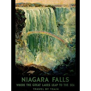 Wee Blue Coo Travel Tourism Niagara Falls Waterfall Train Rail Art Print Poster Wall Decor 12X16 Inch Wee Blue Coo Travel Tourism Niagara Falls Waterfall Train Rail Art Print Poster Wall Decor 12X16 Inch