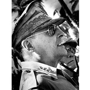 Fine Art Prints War WWII US General Douglas Dugout MacArthur Pipe Photo Premium Wall Art Canvas Print 18X24 Inch Fine Art Prints War WWII US General Douglas Dugout MacArthur Pipe Photo Premium Wall Art Canvas Print 18X24 Inch