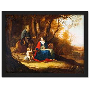 Artery8 Van Vianen Rest On The Flight Into Egypt Painting Artwork Framed Wall Art Print 18X24 Inch Artery8 Van Vianen Rest On The Flight Into Egypt Painting Artwork Framed Wall Art Print 18X24 Inch