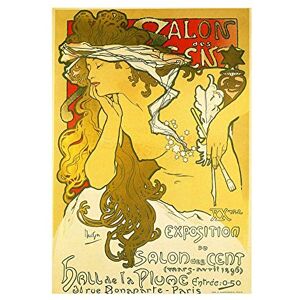 Wee Blue Coo Painting Nouveau Mucha Salon Of Hundred 1896 Old Master Wall Art Print Wee Blue Coo Painting Nouveau Mucha Salon Of Hundred 1896 Old Master Wall Art Print