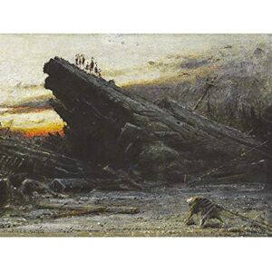 Artery8 Albert Goodwin Sindbad The Sailor 1929 Painting Large Wall Art Poster Print Thick Paper 18X24 Inch Artery8 Albert Goodwin Sindbad The Sailor 1929 Painting Large Wall Art Poster Print Thick Paper 18X24 Inch