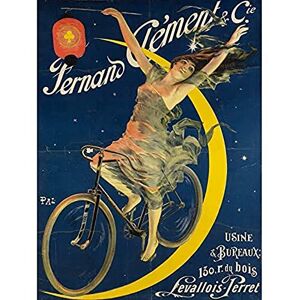 Fine Art Prints Pal Fernand Clement Bikes Mond Werbung ungerahmt Wand Kunstdruck Poster Home Decor Premium Fine Art Prints Pal Fernand Clement Bikes Mond Werbung ungerahmt Wand Kunstdruck Poster Home Decor Premium