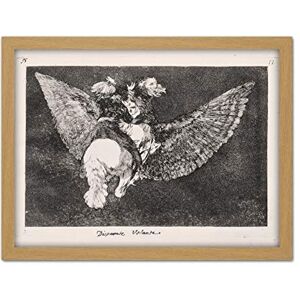Fine Art Prints Goya Y Lucientes Francisco De Flying Folly Large Framed Art Print Poster Wall Decor 18x24 Fine Art Prints Goya Y Lucientes Francisco De Flying Folly Large Framed Art Print Poster Wall Decor 18x24