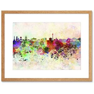Wee Blue Coo Painting Cityscape Paint Splash Skyline Berlin Framed Wall Art Print Wee Blue Coo Painting Cityscape Paint Splash Skyline Berlin Framed Wall Art Print