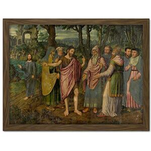 Artery8 Coninxloo Scenes Life St John The Baptist Painting Artwork Framed Wall Art Print 18X24 Inch Artery8 Coninxloo Scenes Life St John The Baptist Painting Artwork Framed Wall Art Print 18X24 Inch