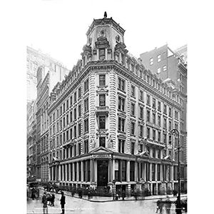 Artery8 New York J.P.Morgan Building Wall Street Vintage Photo Unframed Wall Art Print Poster Home Decor Premium Artery8 New York J.P.Morgan Building Wall Street Vintage Photo Unframed Wall Art Print Poster Home Decor Premium
