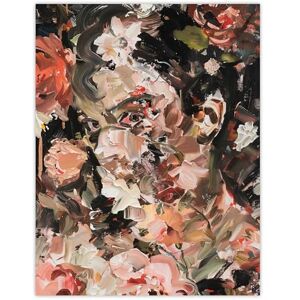 Artery8 Woman Face Hidden in Flowers Abstract Painting Living Room Large Wall Art Poster Print Thick Paper 18X24 Inch Artery8 Woman Face Hidden in Flowers Abstract Painting Living Room Large Wall Art Poster Print Thick Paper 18X24 Inch
