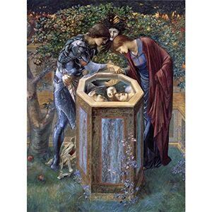 Artery8 Burne Jones The Baleful Head 1885 Painting Art Print Canvas Premium Wall Decor Poster Mural Artery8 Burne Jones The Baleful Head 1885 Painting Art Print Canvas Premium Wall Decor Poster Mural