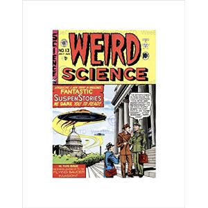 Wee Blue Coo Magazine Cover Weird Science Spaceship Sci Fi Soldier Wall Art Print Wee Blue Coo Magazine Cover Weird Science Spaceship Sci Fi Soldier Wall Art Print