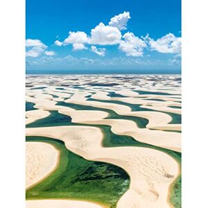 Fine Art Prints Dadalti Lencois Maranhenses National Park Brasilien Dunes Foto Premium Wandkunst Leinwand Druck 45,7 x 61 cm Fine Art Prints Dadalti Lencois Maranhenses National Park Brasilien Dunes Foto Premium Wandkunst Leinwand Druck 45,7 x 61 cm