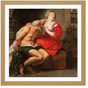 Artery8 Peter Paul Rubens Cimon And Pero Roman Charity Square Wooden Framed Wall Art Print Picture 16X16 Inch Artery8 Peter Paul Rubens Cimon And Pero Roman Charity Square Wooden Framed Wall Art Print Picture 16X16 Inch