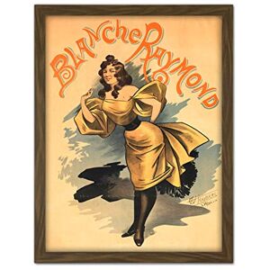 Fine Art Prints Choubrac Singer Blanche Raymond Vintage Show Advert Large Framed Art Print Poster Wall Decor 18x24 in Fine Art Prints Choubrac Singer Blanche Raymond Vintage Show Advert Large Framed Art Print Poster Wall Decor 18x24 in