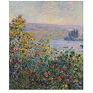 Fine Art Prints Claude Monet Flower Beds At Vetheuil Art Print Canvas Premium Wall Decor Poster Mural Fine Art Prints Claude Monet Flower Beds At Vetheuil Art Print Canvas Premium Wall Decor Poster Mural