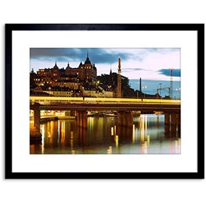 Wee Blue Coo PHOTO CITYSCAPE NIGHT CITY STOCKHOLM SWEDEN FRAMED PRINT F97X4268 Wee Blue Coo PHOTO CITYSCAPE NIGHT CITY STOCKHOLM SWEDEN FRAMED PRINT F97X4268