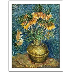 Fine Art Prints Vincent Van Gogh Imperial Fritillaries In A Copper Vase Large Framed Art Print Poster Wall Decor 18x24 Fine Art Prints Vincent Van Gogh Imperial Fritillaries In A Copper Vase Large Framed Art Print Poster Wall Decor 18x24