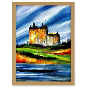 Doppelganger33 LTD Eilean Donan Castle Sea Loch Scotland Landscape Artwork Framed Wall Art Print A4 Doppelganger33 LTD Eilean Donan Castle Sea Loch Scotland Landscape Artwork Framed Wall Art Print A4