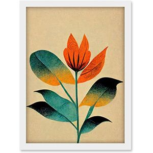 Doppelganger33 LTD Tiger Orange Flower Illustration Abstract Tropical Floral Artwork Framed A3 Wall Art Print Doppelganger33 LTD Tiger Orange Flower Illustration Abstract Tropical Floral Artwork Framed A3 Wall Art Print