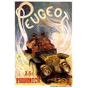 Wee Blue Coo Ad Automobile Car Classic Paris France Wall Art Print Wee Blue Coo Ad Automobile Car Classic Paris France Wall Art Print