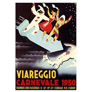 Wee Blue Coo Ad Festival Masked Carnival Viareggio Italy Wall Art Print Wee Blue Coo Ad Festival Masked Carnival Viareggio Italy Wall Art Print
