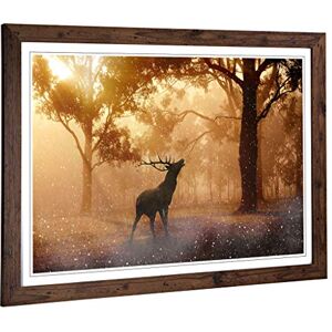 Big Box Art Framed Print of Stag in an Autumn Forest Landscape Art Design Wall Art Picture Measures: A2 / 24.5 x 18 Inch / 62 x 45 cm Home Decor for Kitchen, Living Room, Dining Room, Bedroom, Hallway, Office Big Box Art Framed Print of Stag in an Autumn Forest Landscape Art Design Wall Art Picture Measures: A2 / 24.5 x 18 Inch / 62 x 45 cm Home Decor for Kitchen, Living Room, Dining Room, Bedroom, Hallway, Office
